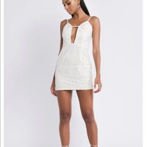Ivory Tobi Lace Dress Spaghetti Strap Size Small